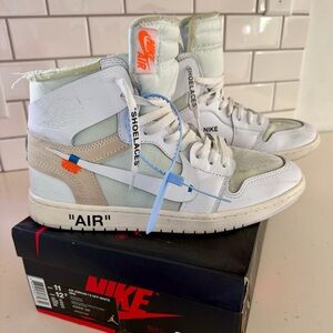 Nike x Off White Air Jordan 1 High White NRG - lightly worn with box